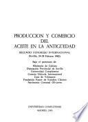 Producción y comercio del aceite en la antigüedad