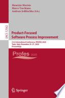 Product-Focused Software Process Improvement