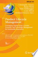 Product Lifecycle Management. Leveraging Digital Twins, Circular Economy, and Knowledge Management for Sustainable Innovation