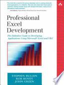 Professional Excel Development