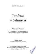 Profetas y salmistas: La voz de los profetas