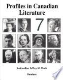 Profiles in Canadian Literature
