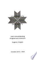 Program and Abstracts