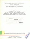 Programa de Analisis de la Politica del Sector Agropecuario Frente a la Mujer Productora de Almentos en la Regiom Andina, el Cono Sur el Caribe