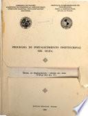 Programa de fortalecimiento institucional del MIDA. Manual de organización y cargos del MIDA Trabajo no. 33 del PFI