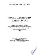 Programa de reforma administrativa