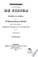Programa de un curso elemental de física y nociones de química