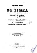 Programa de un curso elemental de Fisica y nociones de Quimica ... Quinta edicion