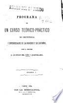 Programa de un curso teórico-práctico de obstetricia y enfermedades de las mujeres y de los niños