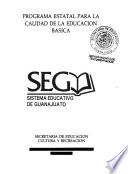 Programa estatal para la calidad de la educación básica