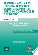 Programa modular en logística, transporte, cadena de suministro, dirección de operaciones y proyectos