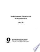 Programa Nacional de Biotecnología