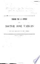 Programa para la apoteosis del doctor José Vargas en los días 26 y 27 de abril [1877]
