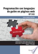 Programación con lenguajes de guión en páginas web