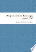 Programación de Tecnología para 4o ESO