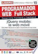 PROGRAMACION WEB Full Stack 19 - jQuery mobile: la web móvil