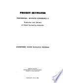 Project Skywater; Proceedings