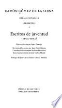 Prometeo, I. Escritos de juventud (1905-1913)