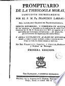 Promptuario de la theologia moral