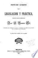Prontuario alfabetico de legislacion y práctica