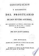 Prontuario Alfabético y Cronológico de las Instrucciónes, Ordenanzas... no recopiladas...