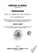 Prontuario de Quintas