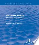 Property Rights (Routledge Revivals)