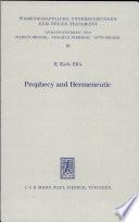Prophecy and Hermeneutic in Early Christianity