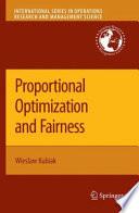 Proportional Optimization and Fairness