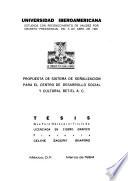 Propuesta de sistema de señalización para el Centro de Desarrollo Social y Cultural Bet-El A.C.