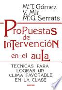 Propuestas de intervención en el aula