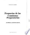 Propuestas de las Comisiones Preparatorias