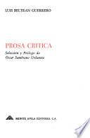 Prosa crítica