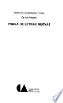 Prosa de Letras nuevas