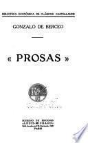 Prosas