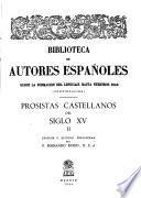 Prosistas castellanos del siglo XV.
