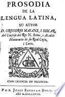 Prosodia de la lengua latina