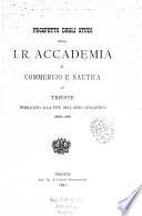 Prospetto degli studi della I. R. accademia di commercio e nautica in Trieste