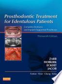 Prosthodontic Treatment for Edentulous Patients