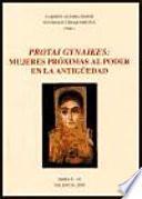 Protai Gynaikes: mujeres próximas al poder en la antigüedad