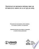 Protocolo de asistencia integral para las víctimas en el marco de la Ley 975 de 2005