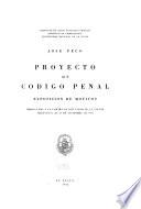 Proyecto de Código penal, exposición de motivos, presentado a la Camara de diputados de la nación argentina, el 25 de setiembre de 1941