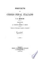 Proyecto de código penal italiano