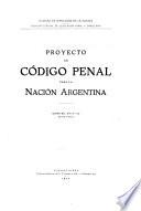 Proyecto de Código penal para la Nación argentina