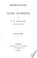 Proyectos de lei i discursos parlamentarios
