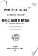 Proyectos de Ley de la H. Cámara de Diputados