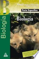 Prueba de Acceso a la Universidad Para Mayores de 25 Años. Biologia Prueba Especifica.e-book