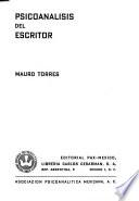 Psicoanálisis del escritor