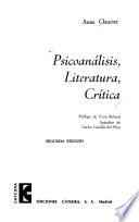 Psicoanálisis, literatura, crítica