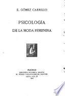 Psicología de la moda feminina